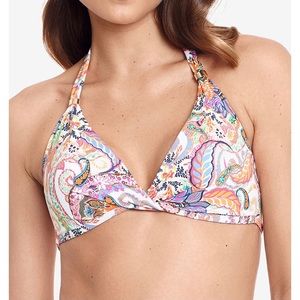 Ralph Lauren Majestic Paisley Bikini Top S…
